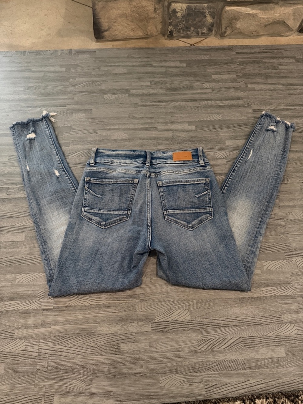 Buckle Medium Blue Ripped Skinny Jeans Payton